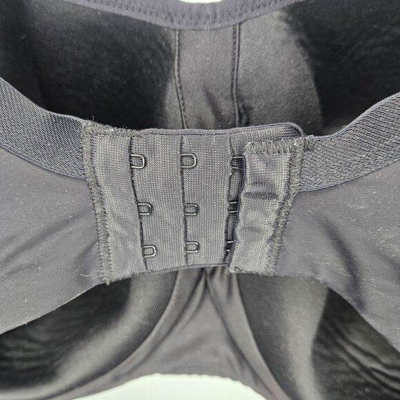 PANACHE Power Wired Sports Bra US 40J UK 40GG Black Padded High Support - Picture 4 of 6